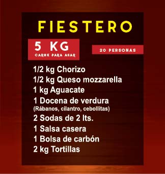 Paq #4 Fiestero 5kg Paleta