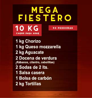 Paq #9 Mega Fiestero 10Kg New York