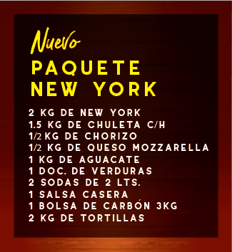 Paq Mix #28 New york (2kg de new york-1.5kg de chuleta c/h)