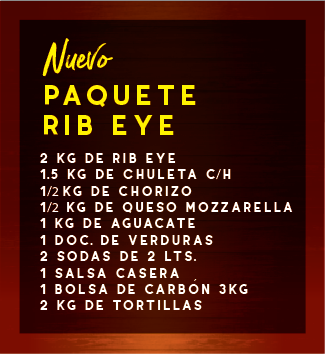 Paq Mix #29 Rib eye (2kg de rib eye-1.5kg de chuleta c/h)